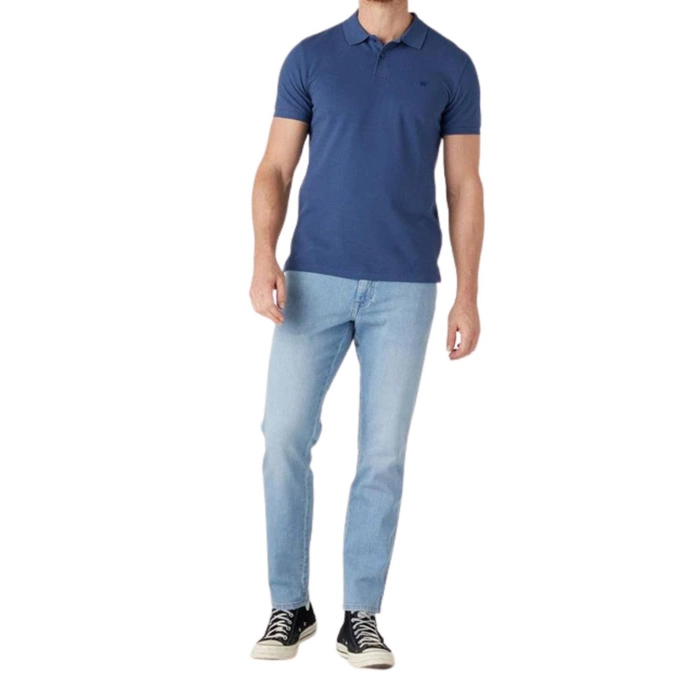Koszulka męska Wrangler polo niebieska