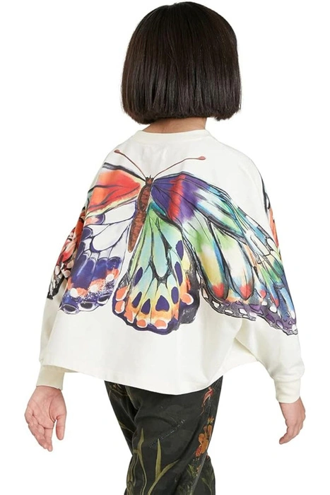Bluza dziewczęca Desigual Papallona motyl skrzydła oversize