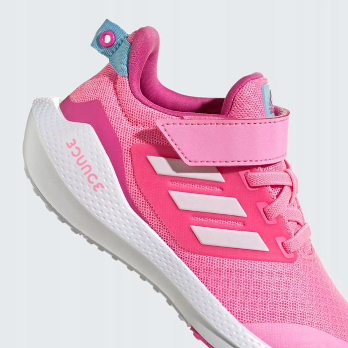 Buty dziecięce Adidas EQ21 Run 2.0 EL sportowe lekkie różowe