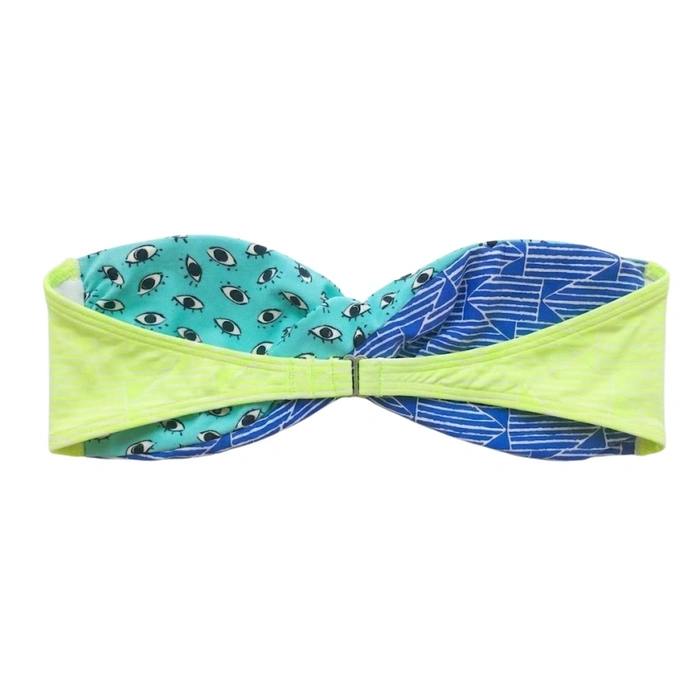 Góra od bikini Billabomg Eye See You strój kąpielowy damski wzorzysty r. L
