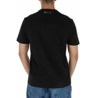 Koszulka męska Plein Sport t-shirt czarny z nadrukiem czerwonym