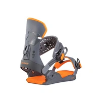 Wiązania snowboardowe Drake Fifty unisex szaro-pomarańczowe r. M