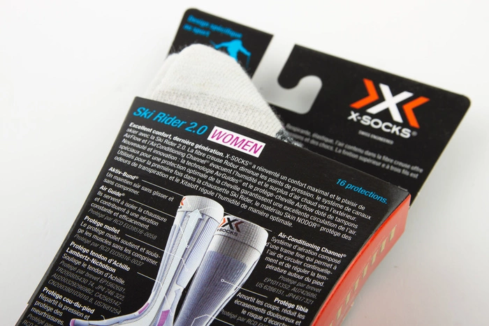 Skarpety narciarskie damskie X-Socks Ski Rider 2.0 fioletowe r. 35-36