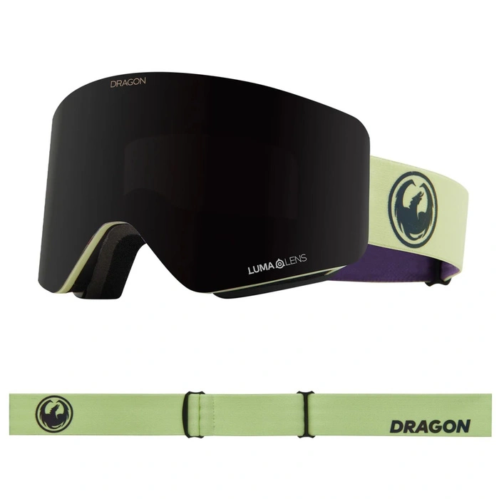 Gogle narciarskie unisex Dragon R1 OTG Matcha snowboardowe dwie szyby S2 / S4