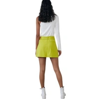 Spódnica damska Zara mini trapezowa zielona r. S