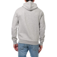 Bluza męska Hopenlife Laurent szara rozsuwana z kapturem r. S