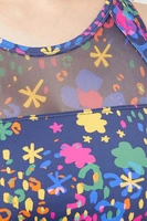 Bluzka damska Desigual Top sportowy granatowy
