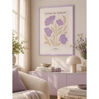 Ramka na zdjęcie plakat  Poster & Frame drewniana fioletowa 50x70 cm