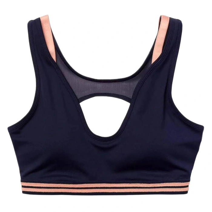 Top sportowy Lacoste Sport biustonosz treningowy granatowy r. M