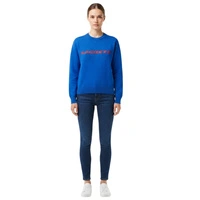 Bluza dzianinowa damska Lacoste AF2229 niebieski sweter r. XS