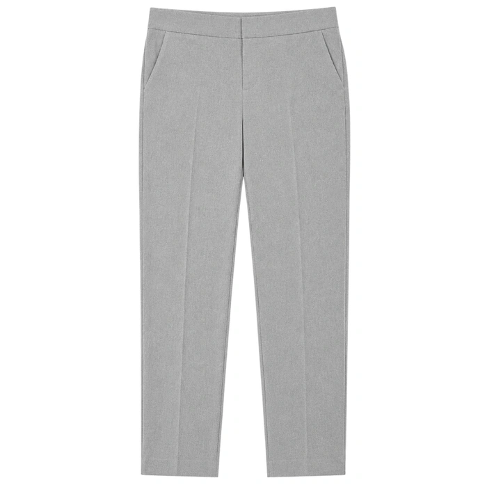 Spodnie damskie Zara eleganckie materiałowe cygaretki szare r. S