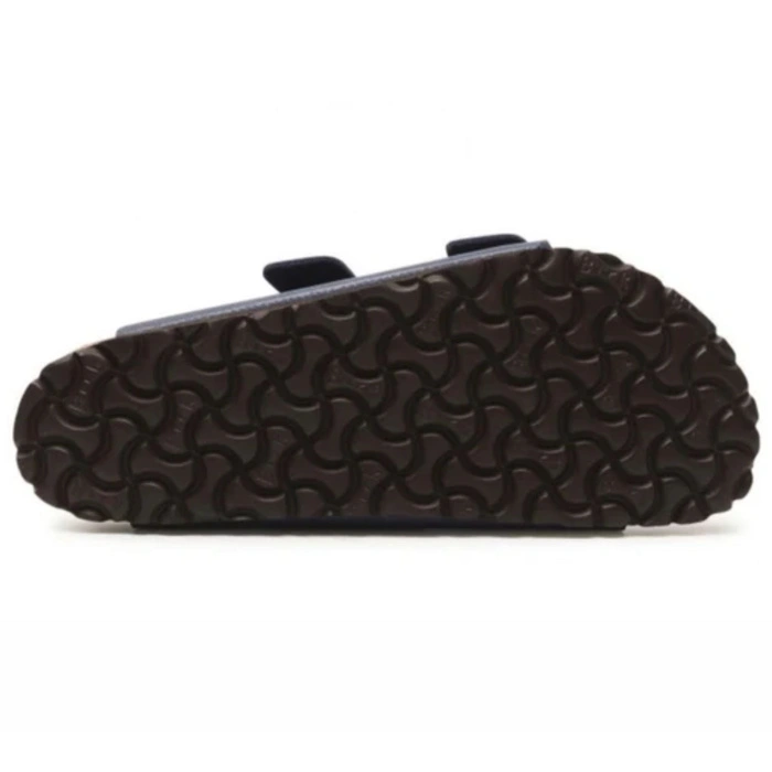 Klapki męskie Birkenstock Arizona regular z miękką wkładką granatowe r. 45