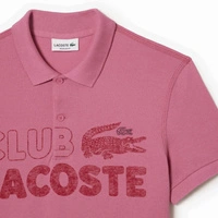 Koszulka męska Lacoste polówka klasyczna bawełniana różowa r. M