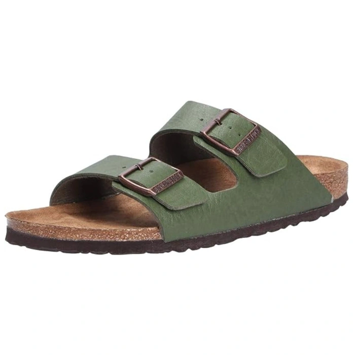 Klapki męskie Birkenstock Arizona BS Vegan zielone r. 42