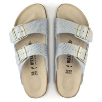 Klapki damskie Birkenstock Arizona BS regular birko-flor niebieskie r. 36