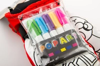 Rękawice narciarskie Level Pop-Art zimowe dziecięce czerwone r. 7/8 lat