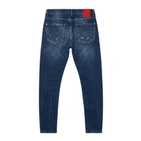 Spodnie damskie ZARA jeansowe skinny z przetarciami