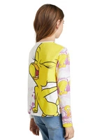 Bluzka dziewczęca Desigual Tweety Looney Tunes z długim rękawem r. 110