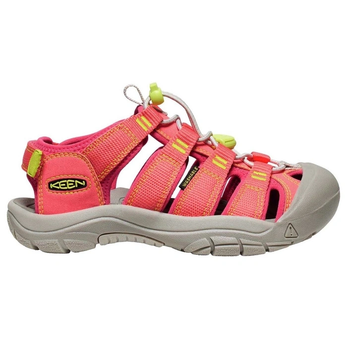 Buty dziecięce Keen Newport Boundless sandały zabudowane koralowe r. 32,5