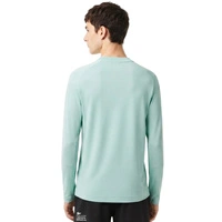 Koszulka męska Lacoste zielony longsleeve o kroju slim fit r. 3XL