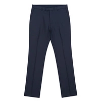 Spodnie męskie Calvin Klein Stretch Wool garniturowe wełniane granatowe