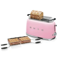 Toster na 4 kromki Smeg TSF02PKEU pastelowy róż50's Style