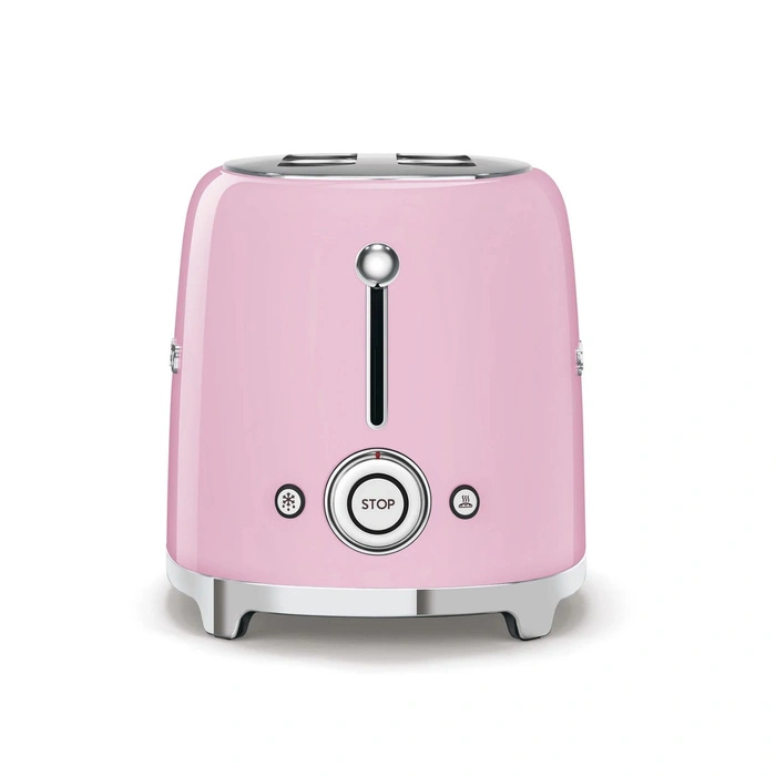 Toster na 4 kromki Smeg TSF02PKEU pastelowy róż50's Style