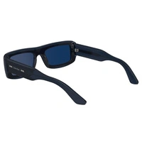 Okulary przeciwsłoneczne Calvin Klein CK24503S 438 niebieskie unisex prostokątne