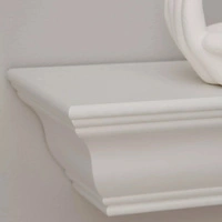 Półka ścienna Ellos Home dekoracyjna biała z płyty MDF 76 cm