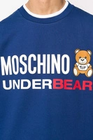 Bluza męska Moschino Underbear niebieska bawełniana r. XS