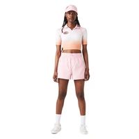 Koszulka damska Lacoste Summer treningowa crop wielokolorowa r. L
