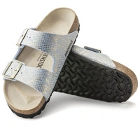 Klapki damskie Birkenstock Arizona BS regular birko-flor niebieskie r. 38