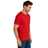 Koszulka męska Fruit of the Loom Valueweight czerwona t-shirt r. XL