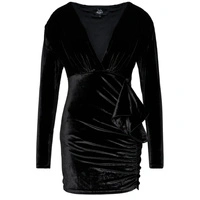 Sukienka damska Pepe Jeans Tracy czarna welurowa r. S