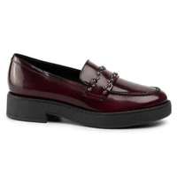 Buty damskie Geox Adrya mokasyny skórzane bordowe r. 37