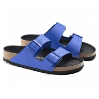 Klapki damskie Birkenstock Arizona BS birko-flor niebieskie r. 38
