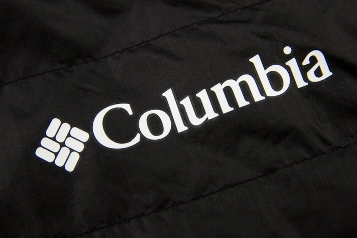 Kurtka męska Columbia Powder Pass pikowana z kapturem lekka czarna