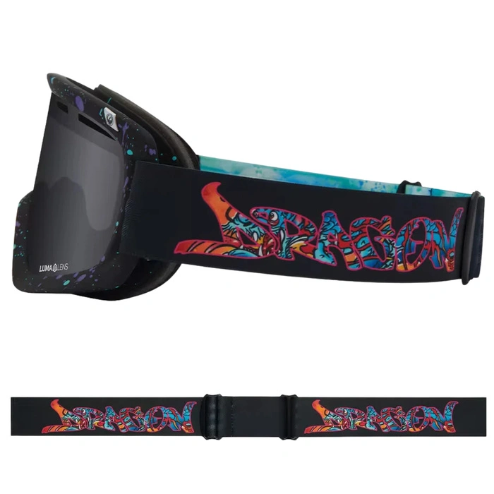 Gogle narciarskie Dragon D1 Rattle Can snowboardowe dwie szyby S2 + S1 unisex