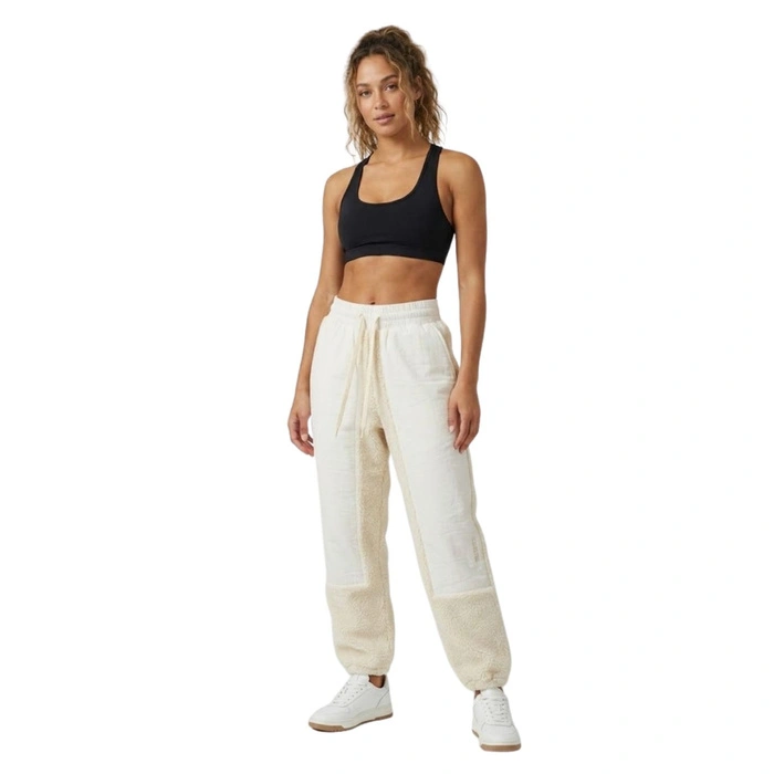 Spodnie damskie Ice Play Jersey sportowe joggery futrzane
