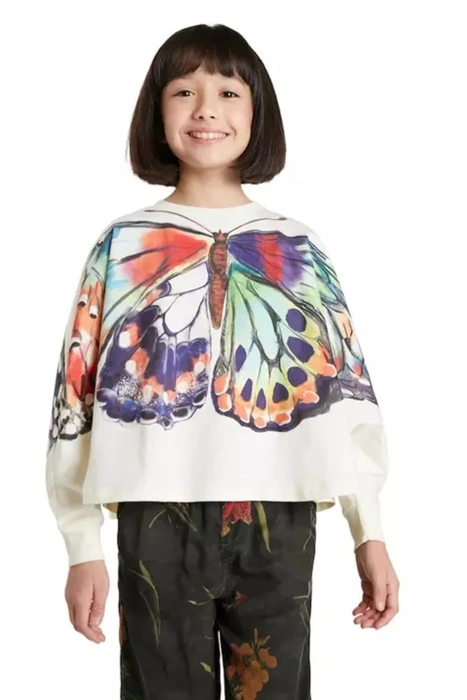 Bluza dziewczęca Desigual Papallona motyl skrzydła oversize