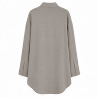 Koszula damska Zara lejąca oversize taupe r. XS