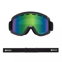 Gogle narciarskie Dragon D1 OTG Icon Green snowboardowe soczewki S2, S1