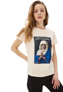 Koszulka damska Na-kd t-shirt print