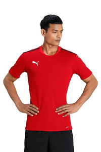 Koszulka męska Puma teamCUP T-Shirt sportowa czerwona