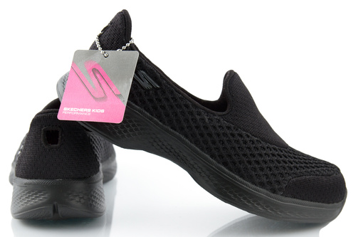Buty dziecięce Skechers Go Walk wsuwane czarne 