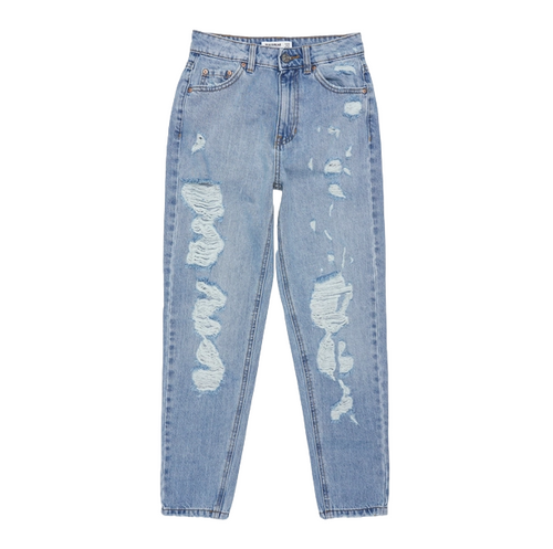 Spodnie damskie Pull &  Bear jeansy MOM